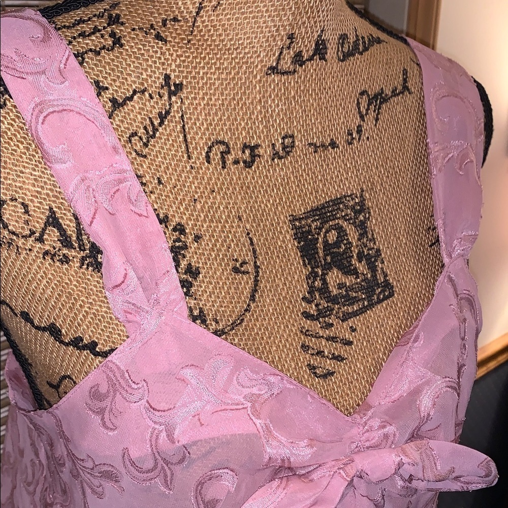 Vintage Victorias Secret Gold Label Sheer Baby Doll Pink Nightgown Lingerie S - Picture 5 of 9